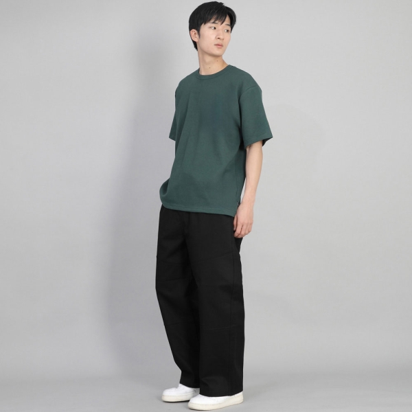 R넥 무지 반팔티 BRS-826 다크그린