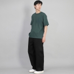 R넥 무지 반팔티 BRS-826 다크그린