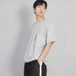 R넥 무지 반팔티 BRS-826 그레이