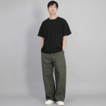 R넥 무지 반팔티 BRS-826 블랙