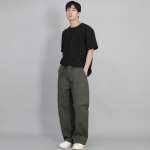 R넥 무지 반팔티 BRS-826 블랙