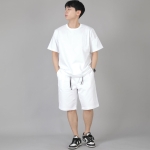 R넥 무지 반팔티 BRS-826 화이트