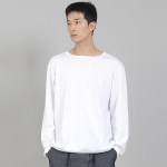 무지 R넥 스웨트셔츠 RRS-873 화이트