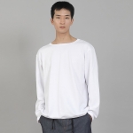 무지 R넥 스웨트셔츠 RRS-873 화이트