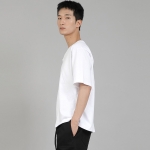 무지 V넥 반팔티셔츠 VSR-881 화이트