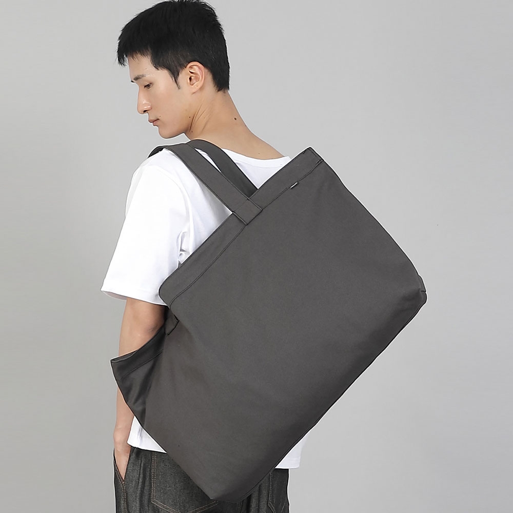 무지 EX와이드 에코백 MPP-162 다크그레이
