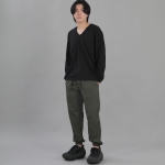 와이드 테이퍼드 조거팬츠 WRG-358 카키