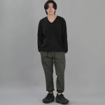 와이드 테이퍼드 조거팬츠 WRG-358 카키