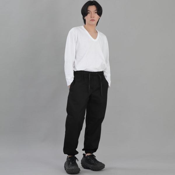 와이드 테이퍼드 조거팬츠 WRG-358 블랙
