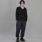 와이드 테이퍼드 조거팬츠 WRG-358 인디고데님 BRS