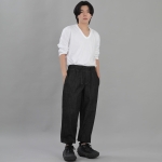 와이드 테이퍼드 조거팬츠 WRG-358 블랙데님 BRS