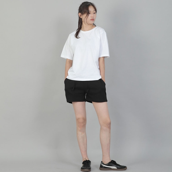 미니멀 코어 포인트밴드 숏팬츠 CBW-386 블랙블랙