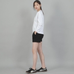 소프트 기모 숏팬츠 SKS-389 오트밀블랙