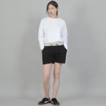 소프트 기모 숏팬츠 SKS-389 오트밀블랙