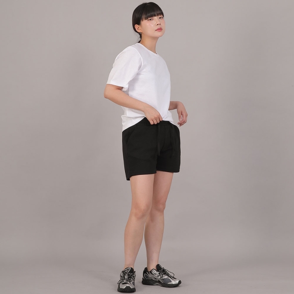 소프트 기모 숏팬츠 SKS-389 블랙블랙