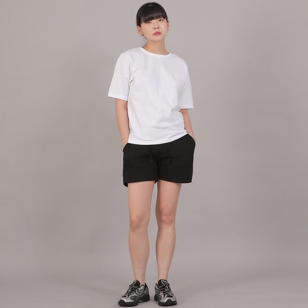 소프트 기모 숏팬츠 SKS-389 블랙블랙