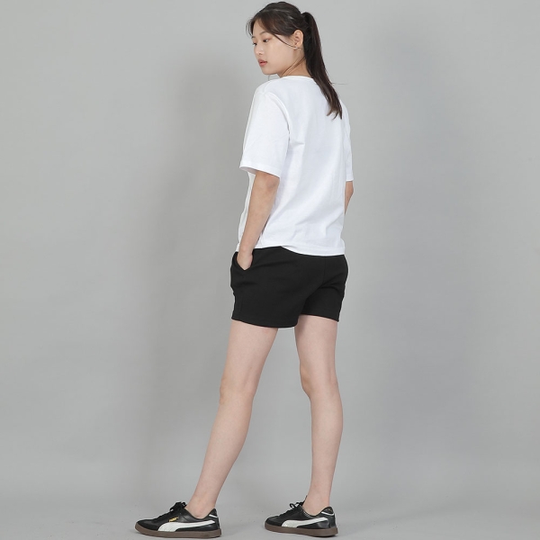 소프트 기모 숏팬츠 SKS-389 라이트인디고블랙