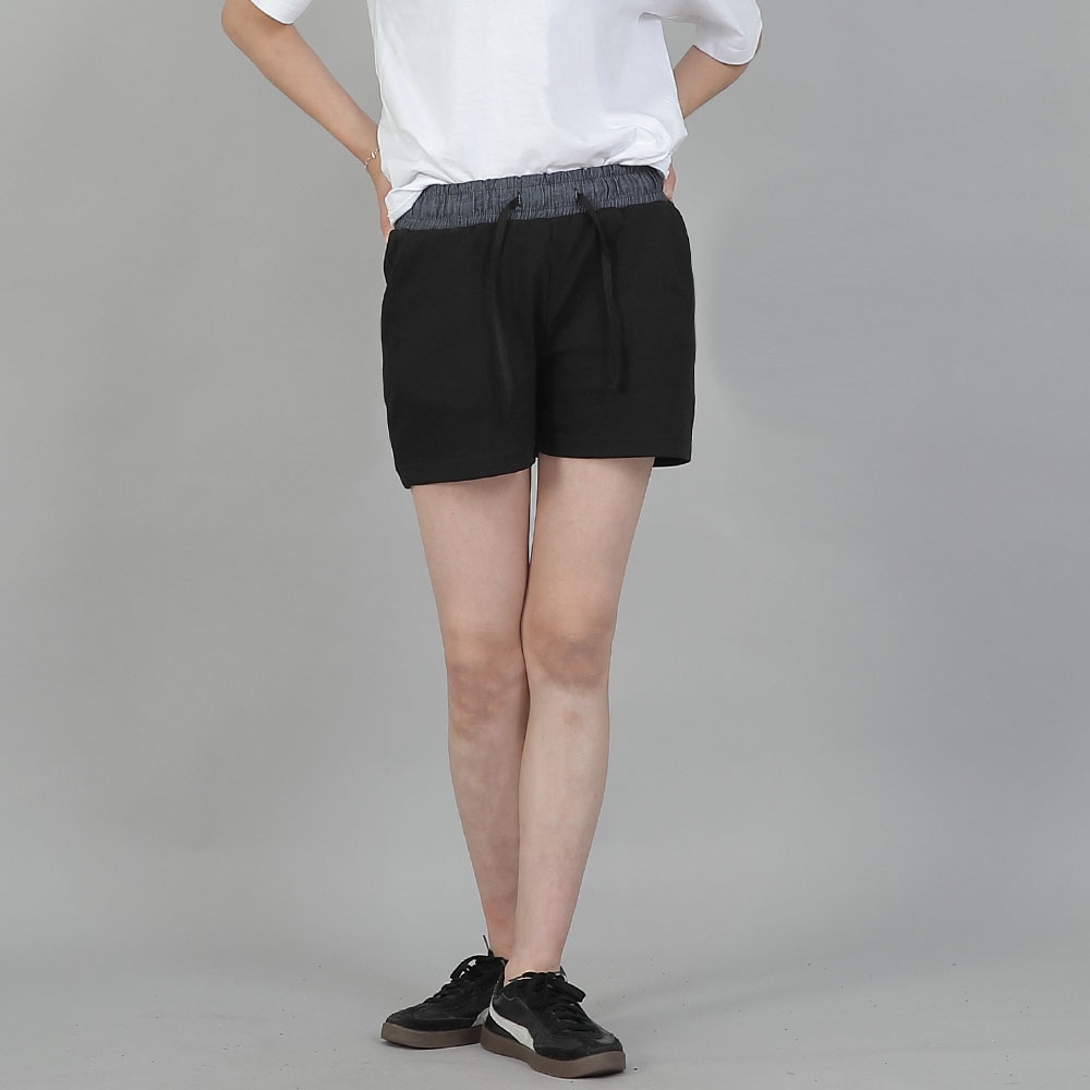 소프트 기모 숏팬츠 SKS-389 라이트인디고블랙