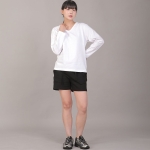 소프트 기모 숏팬츠 SKS-389 그레이블랙