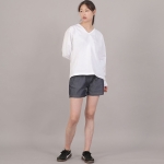 포켓리스 코튼 숏팬츠 CWS-390 데님 라이트인디고