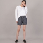 포켓리스 코튼 숏팬츠 CWS-390 데님 라이트인디고