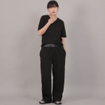 미니멀 16s 코튼 V넥 반팔티셔츠 SVR-8A07 블랙