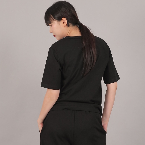 미니멀 소프트 R넥 반팔티셔츠 SMR-8A06 블랙