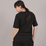 미니멀 소프트 R넥 반팔티셔츠 SMR-8A06 블랙