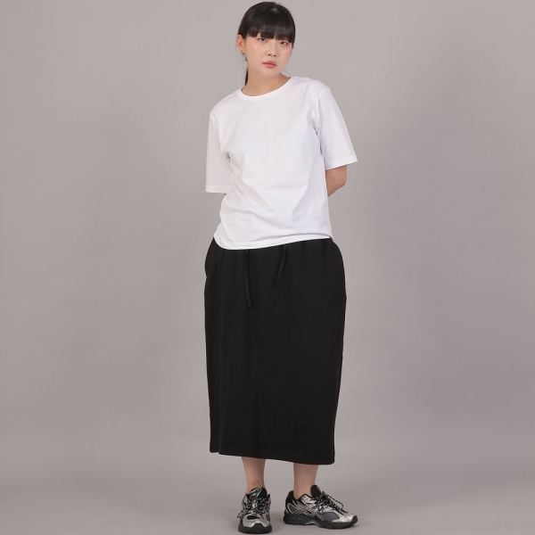 미니멀 소프트 R넥 반팔티셔츠 SMR-8A06 화이트