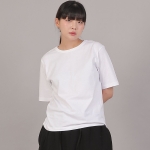 미니멀 소프트 R넥 반팔티셔츠 SMR-8A06 화이트