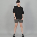 오버핏 소프트 R넥 반팔티셔츠 RSM-8A10 블랙