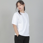오버핏 소프트 R넥 반팔티셔츠 RSM-8A10 화이트