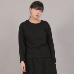 미니멀 16s 코튼 R넥 긴팔티셔츠 MMR-8A13 블랙