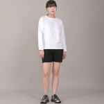 미니멀 소프트 R넥 긴팔티셔츠 MMS-8A14 화이트