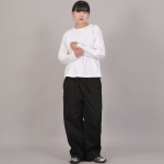 오버핏 소프트 R넥 긴팔티셔츠 RMR-8A18 화이트