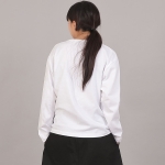 오버핏 소프트 V넥 긴팔티셔츠 CVL-8A20 화이트