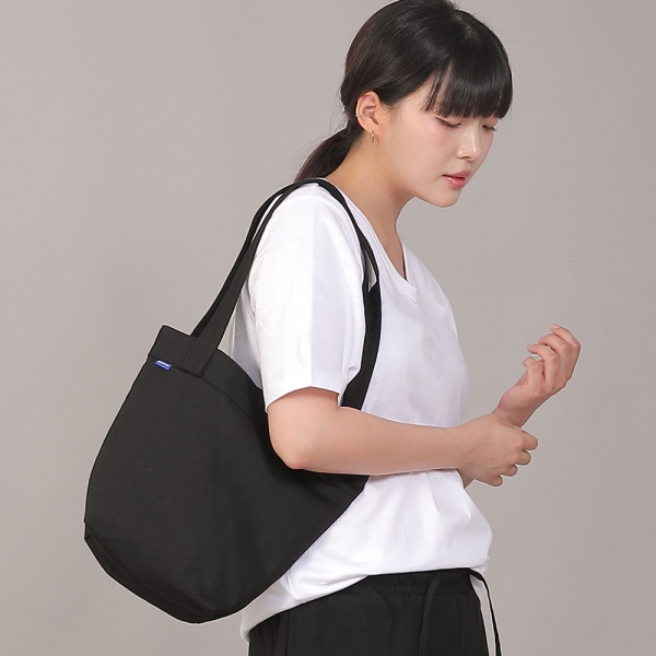포켓리스 트래페즈 에코백 EPL-166 블랙M