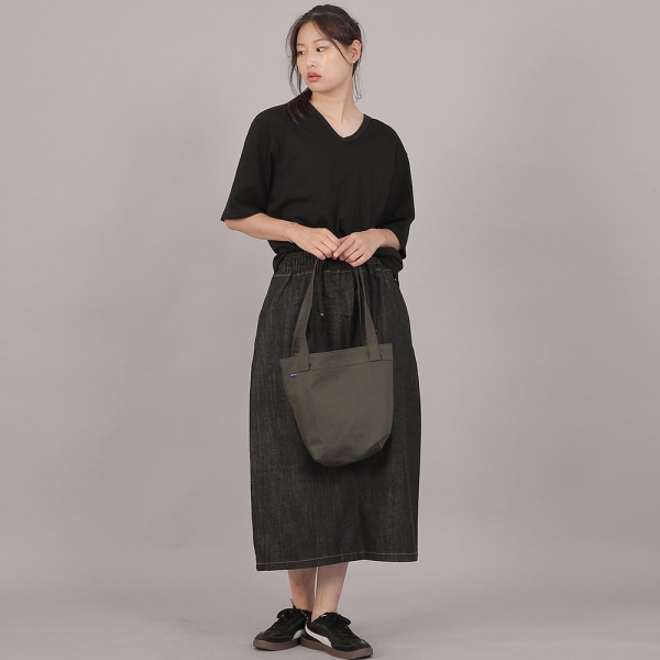포켓리스 트래페즈 에코백 EPL-166 카키M