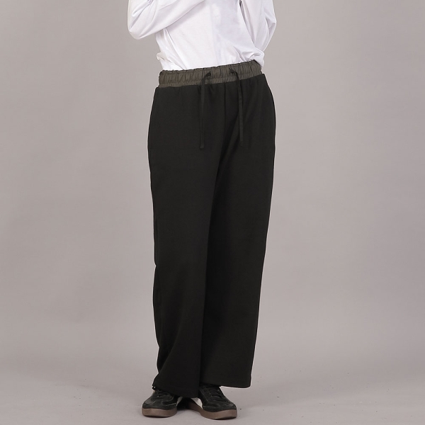 소프트 에센셜 기모 와이드팬츠 SEK-388 카키블랙