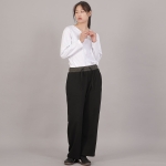 소프트 에센셜 기모 와이드팬츠 SEK-388 카키블랙