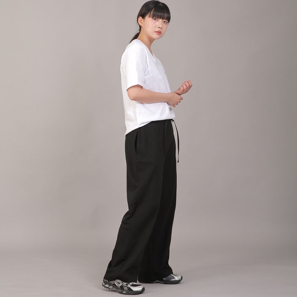 소프트 에센셜 기모 와이드팬츠 SEK-388 블랙블랙