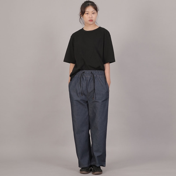코어 와이드 밴딩팬츠 MWP-391 데님 인디고
