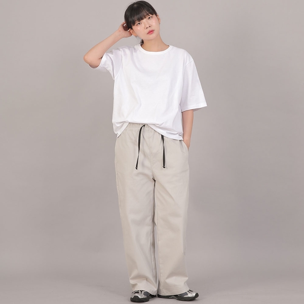 코어 와이드 밴딩팬츠 MWP-391 오트밀