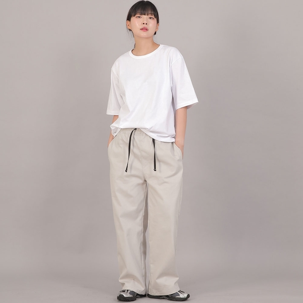 코어 와이드 밴딩팬츠 MWP-391 오트밀
