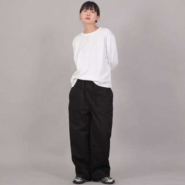 코어 와이드 밴딩팬츠 MWP-391 블랙