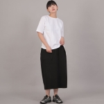 소프트 에센셜 H라인 롱스커트 SEG-1310 블랙블랙