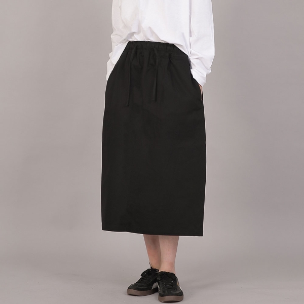 H라인 와이드 롱스커트 HWB-1313 블랙
