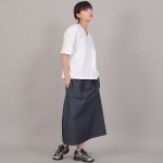 H라인 와이드 롱스커트 HWB-1313 데님 인디고