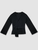 Sheina Wrap Knit Cardigan 시나 랩 니트가디건_블랙BK