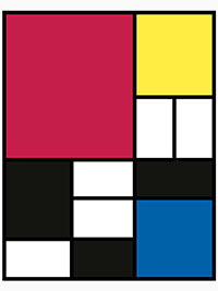 몬드리안 퀼트 이불 키트 MDNT-984